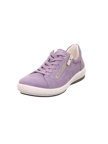 Legero Komfort Schnürschuhe Damen 31373236373039 Lila 41 EU - Damen Sneaker aus hochwertigem Veloursleder mit Reißverschluss und Schnürung für optimale Anpassung. Die herausnehmbare, gepolsterte Einlegesohle sorgt für höchsten Tragekomfort.