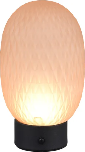 TRIO LED-Akku-Tischleuchte FACETTE – Elegante Beleuchtung - Klassische Tischleuchten mit modernem Design und nachhaltigen Materialien. Die FACETTE überzeugt durch 140lm Lichtstrom, 3000K warmweißes Licht und 4-fach Touchsteuerung.