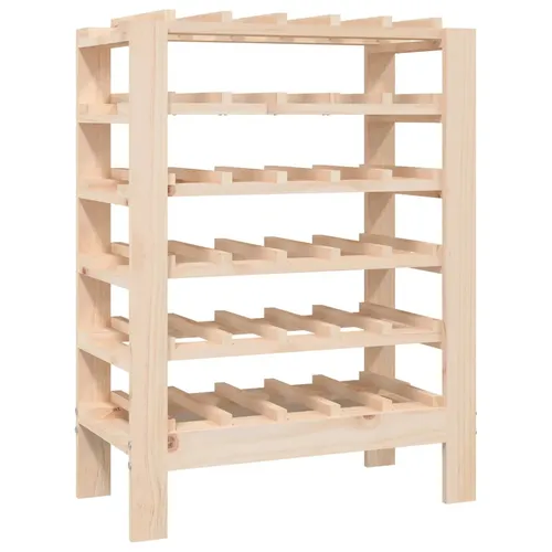 Weinregal aus Kiefernholz 61,5x30x82 cm