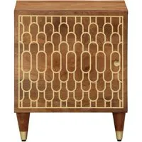 vidaXL Nachttisch aus massivem Mango Holz, 40x33x46 cm