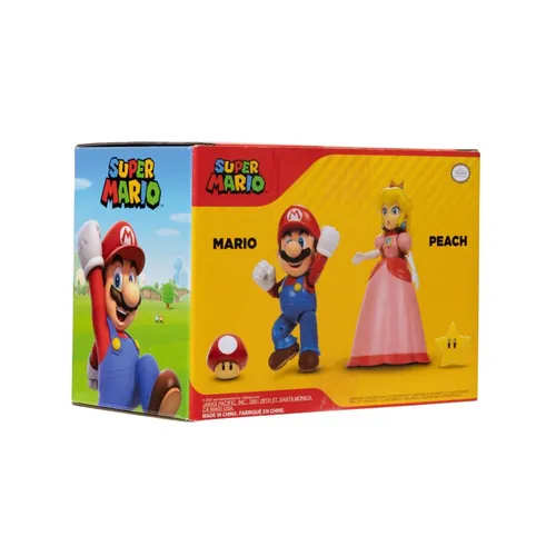 Super Mario Figuren Mario & Peach 10 cm 2-Pack von Super Mario
