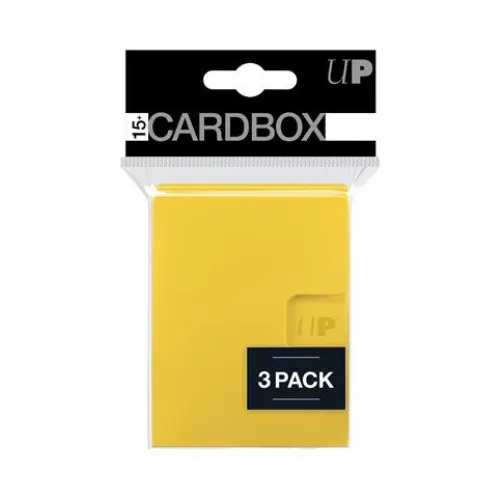 Ultra Pro - 15+ Deck Box (3-Pack) - Gelb - NEU & OVP!