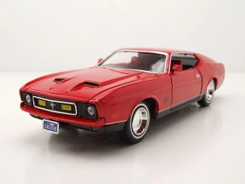 Motor Max Ford Mustang Mach I 007 James Bond Collection - Sportwagen im Maßstab 1:24, mit OVP und beweglichen Motorhaube sowie Türen. Ideal für Sammler und James Bond Fans!
