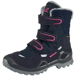 Lowa MILO EVO GORE-TEX HI JR Winterstiefel - Wasserdichte und gefütterte Wanderschuhe für Kinder, ideal für kalte Wetterbedingungen. Mit praktischem Klettverschluss für einfaches An- und Ausziehen.