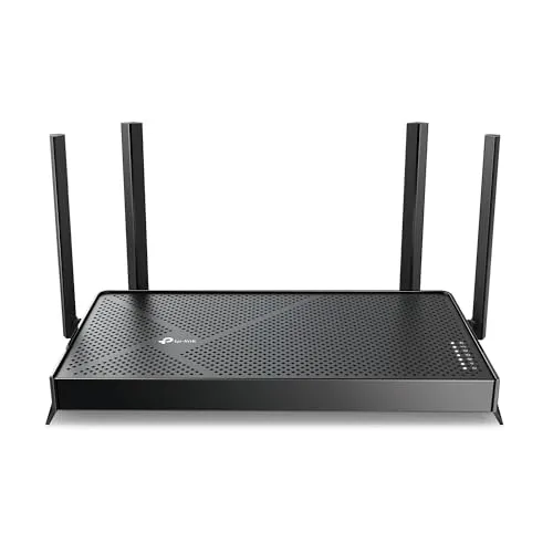 TP-Link WiFi 7 Router Archer BE3600 - Dual-Band WLAN mit 3570 Mbps - Router für schnelles Internet bis 3,6 Gbps mit EasyMesh, 2x 2,5G Ports und umfassendem Schutz durch TP-Link HomeShield für maximale Sicherheit.