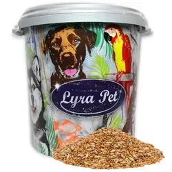 Lyra Pet® Wellensittichfutter 10 kg Tonne - Vogelfutter für Wellensittiche, nahrhaft & naturbelassen - perfekte Mischung aus Hafer und Hirse für Vitalität und Lebensfreude.