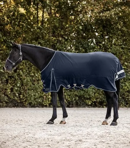 Waldhausen Pferde-Thermodecke Scandic 300g - Stalldecken mit 300g Füllung, atmungsaktiv und wasserdicht. Ideal für Komfort und Bewegungsfreiheit bei jedem Wetter. Robust und strapazierfähig dank 1200 Denier Ripstop Polyester.
