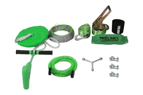 Trelines NA847131 Seilrutsche mit Bremse