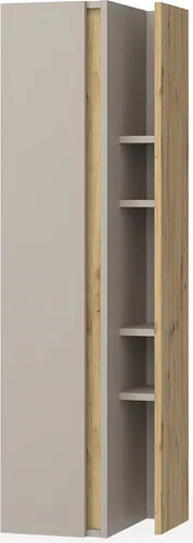 Vicco Hängeschrank Edelin, Cashmere/Artisan, 35 x 120 cm - Moderner Hängeschrank mit 4 offenen Ablagefächern für viel Stauraum im Badezimmer. Flexibel montierbar, ideal für eine ordentliche und stilvolle Einrichtung.