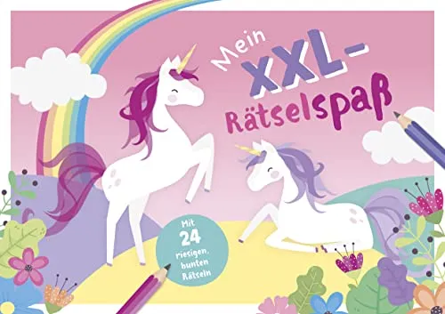 Mein XXL-Rätselspaß Zauberpferde: Mit 24 riesigen bunten Rätseln für Kinder ab 4 Jahren