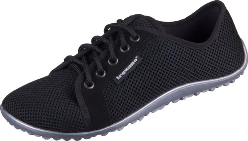 Leguano Aktiv 10009010 - Sportlicher Schnürschuh in Schwarz (Gr. 45) - Der leguano Aktiv ist der perfekte Barfußschuh für Herren. Flexibel, rutschfest und atmungsaktiv, bietet er optimalen Tragekomfort und ein natürliches Laufgefühl. Handmade in Deutschland, ideal für den Sommer.