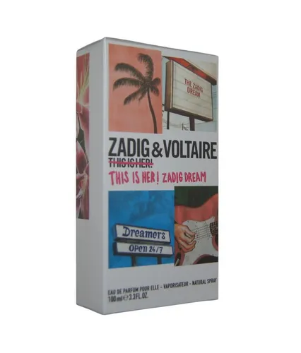 Zadig & Voltaire This is Her! Limited Edition Eau de Parfum Spray 100 ml - Eau de Parfum mit einzigartigem Duft, ideal für besondere Anlässe und Liebhaber von exklusiven Parfums.