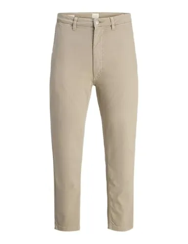 JACK & JONES JPRCCMARCO JJFRANK Chino Pant NOOS - Modische Herren-Chinohose in Plaza Taupe, slim fit und knöchellang. Aus pflegeleichtem Webmaterial für lässige Freizeitlooks.