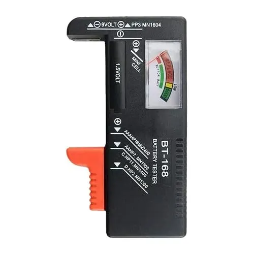 Batterietester mit analoger Anzeige für AA AAA C D 9V
