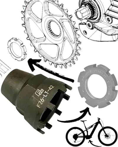 F26 Fahrrad-Montageständer Lockringtool von Fantic26