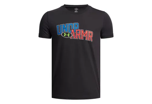 Under Armour Jungen T-Shirt UA Overlay WM SS 6005069 schwarz M (140) - Stylisches Under Armour T-Shirt für Jungen in Schwarz. Hergestellt aus einer hochwertigen Baumwoll-Mischung für einen angenehmen Tragekomfort. Ideal für den Alltag und aktive Freizeitgestaltung.
