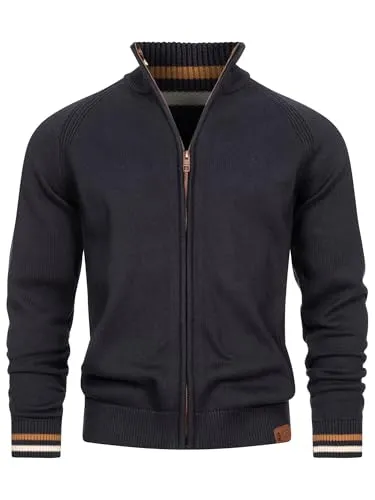 Indicode Sweatjacke INArutemia in Braun - Größe L - Funktionsjacken aus 100% Baumwolle, ideal für lässige Looks und optimalen Tragekomfort in der Saison 2024/2025.