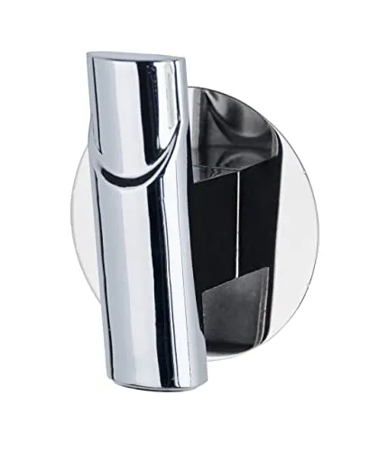 WENKO Wandhaken Solo, Edelstahl rostfrei, 5 x 6 x 2.7 cm, Glänzend