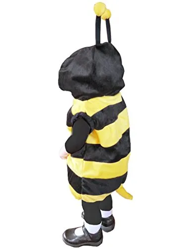 Ikumaal Bienen-Kostüm, J14 98-104, für Kind-er, Biene Wespe Hummel Insekt Kostüm-e Fasching Karneval Kleinkinder-Karnevalskostüme Kinder-Faschingskostüme