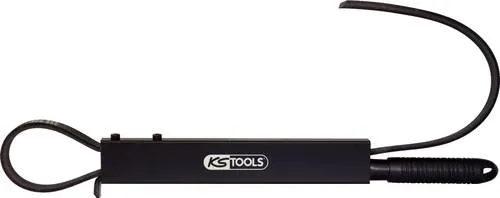 KS Tools 150.3152 Gegenhalter für Keilrippenriemenscheiben, 360mm - Gegenhalter-Werkzeuge, ideal zum Festhalten von Riemenscheiben mit einem flexiblen Riemen für Durchmesser von 50,0 - 200,0 mm, perfekt für Wasserpumpen und Lichtmaschinen.