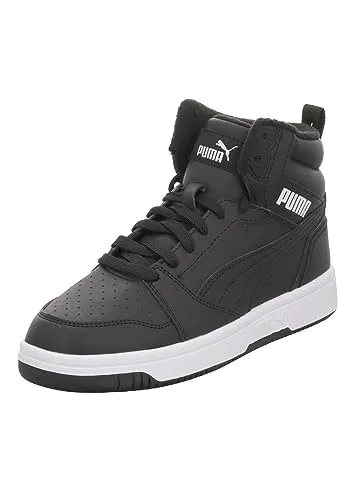 PUMA Unisex Kinder Rebound V6 Mid WTR Jr Sneaker - Bequeme Dämpfung - Sneaker mit SOFTFOAM+ Einlegesohle für optimalen Schrittkomfort, ideal für aktive Kinder und vielseitige Freizeitaktivitäten.