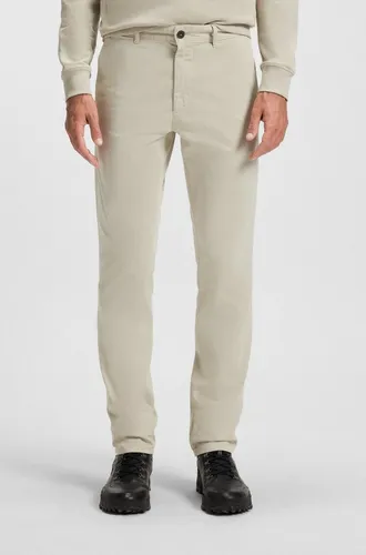 BOSS ORANGE Chinohose Chino_slim mit Gesäßtaschen - Wanderhosen in Light Beige, slim fit Design mit elastischem Material für optimalen Komfort und Bewegungsfreiheit.