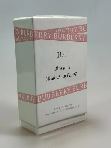 Burberry Her Blossom Eau de Toilette 50 ml für Damen - Damenduft mit frischer, blühender Komposition, die Zitrusnoten und florale Akzente vereint – ideal für stilvolle Frauen, die Leichtigkeit und Eleganz suchen.