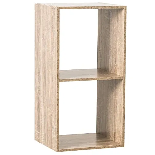 five simply smart 5five – Mix'n'Modul 2-Fächer-Regal – Holzoptik – B 35 x T 32 x H 68 cm – Aufbewahrungsmöbel für Wohnzimmer, Schlafzimmer, Büro 5