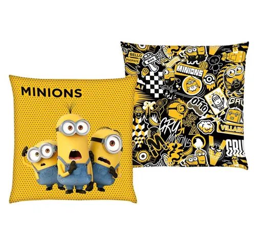 Herding Dekokissen Minions Graffiti 40 x 40 cm Kinder Deko-Kissen Kuschelkissen