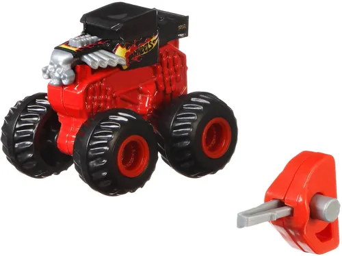 MATTEL Hw Monster Trucks Mini-Trucks - Spielfahrzeuge: Entdecke die aufregenden Mini-Monster-Trucks im Blindpack – jeder Truck kommt mit einem Starter für spektakuläre Crash-Action! Ideal für Kinder von 3-6 Jahren.