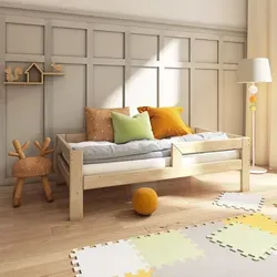 Need Sleep Montessori Bett Kinder 90x190 cm mit Rausfallschutz