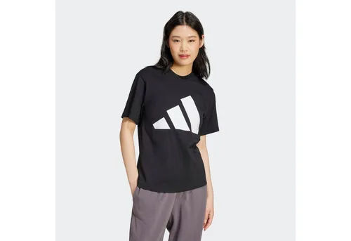 adidas Sportswear T-Shirt ESSENTIALS BIG LOGO COTTON sportlicher Stil, Rundhalsausschnitt, aus Baumwolljersey