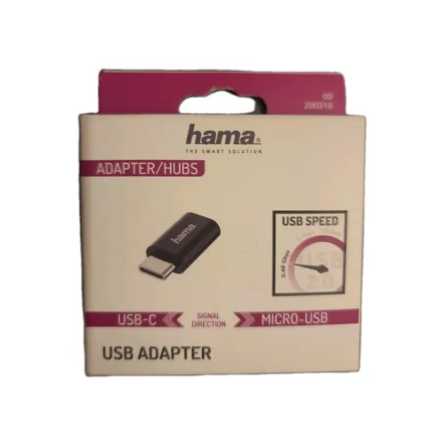 Hama USB-C auf Micro-USB Adapter - NEU