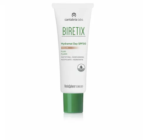 BIRETIX HYDRAMAT DAY getöntes Fluid SPF30 50 ml - Tagespflege mit Lichtschutzfaktor 30, spendet Feuchtigkeit und sorgt für einen ebenmäßigen Teint, ideal für jeden Hauttyp.