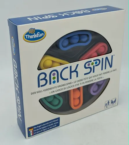 Thinkfun 763535 Back Spin – 2 Ebenen Kugel-Labyrinth