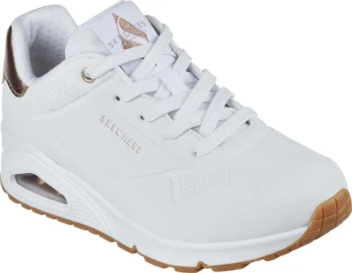 Skechers Damen Sneakers in 39 EU - Stylische Damen-Sneaker aus synthetischem Leder, ideal für den Alltag und bequem für jeden Schritt.