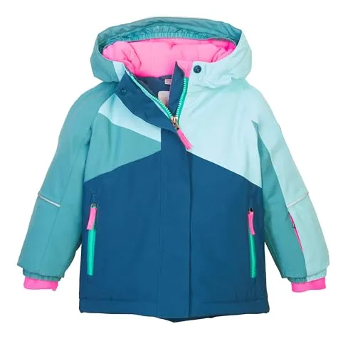 FIRST INSTINCT Kinder Funktionsjacke FISW 41 MNS SKI JCKT - Funktionsjacke für Kinder im Colourblock Design, wind- und wasserdicht mit Grow-Up-Funktion zur Verlängerung der Ärmel. Ideal für den Winterspaß!