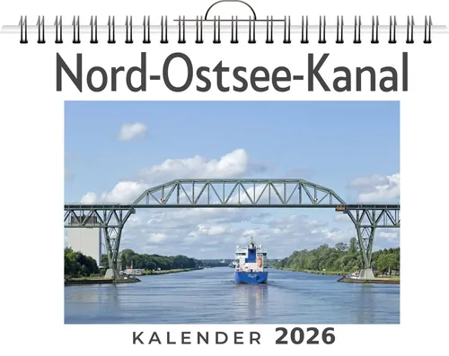 Emil Neumann | Nord-Ostsee-Kanal | Kalender | Deutsch | 2026 | FlipFlop