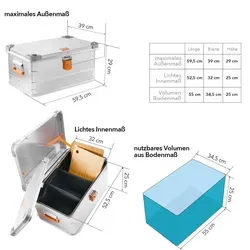 ALUBOX Campingbox 47 Liter