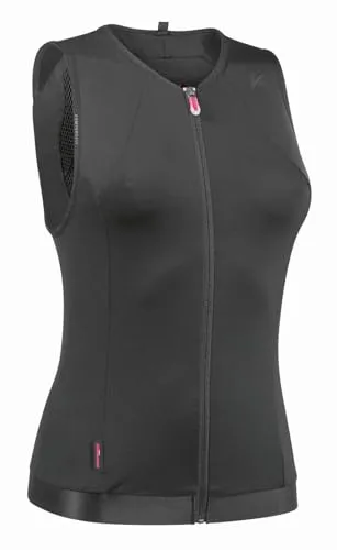 Komperdell Ultraflex Air Women Schwarz/Pink S - Ski Protektoren für Damen, ultraleicht und atmungsaktiv für optimalen Schutz und Komfort auf der Piste.