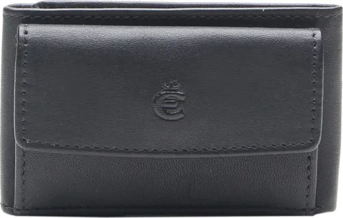 Esquire Geldbörse Logo Tiny Wallet XS in schwarz von Esquire