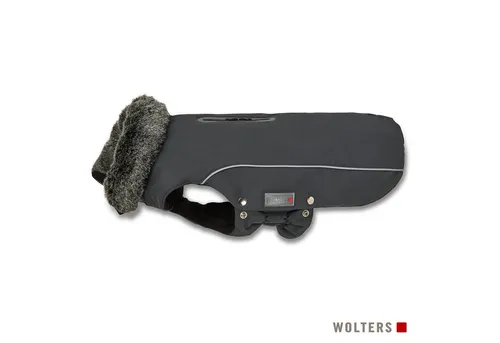 Wolters Hundejacke Winterjacke Amundsen - Stylische Hundejacke in anthrazit für kalte Tage. Leicht, warm und ideal für Hunde mit einem Brustumfang von 22-28 cm. Perfekt für den täglichen Einsatz im Winter.