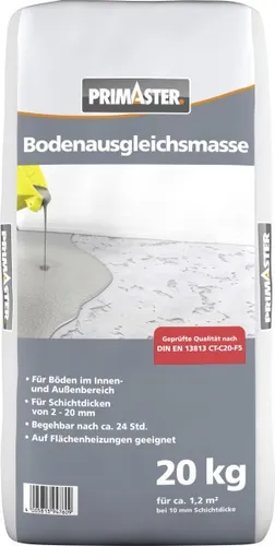 Primaster Bodenausgleichsmasse 20 kg grau  Ausgleichsmasse
