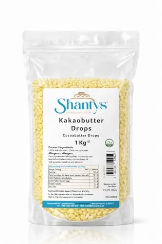 Kakaobutter - 1 Kg - Shantys von Shantys Patisserie & Dessert