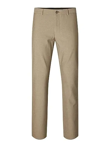SELETED HOMME SLHSLIM-Robert Flex 175 Pants NOOS - Bequeme Slim-Fit Pants mit normaler Bundhöhe, Gürtelschlaufen und praktischen Einschubtaschen für den täglichen Gebrauch.