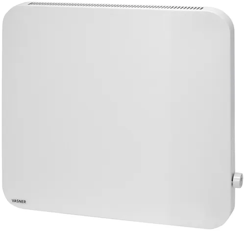 Vasner Infrarotheizung Konvi Plus 600 W - Elektroheizung mit Wandmontage, bietet effiziente Strahlungswärme und ist ideal für Räume bis 25 m². In elegantem Weiß und mit integriertem Thermostat.