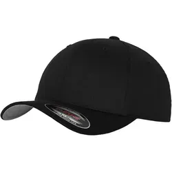 Flexfit Wooly Combed Cap schwarz XXL