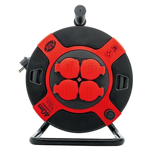 REV Kabeltrommel (40 m, 1.50 mm²) (0010307612) in rot von REV