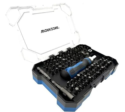 Workzone 105-tlg. Bit-Set Schraubendreher Set mit Ratsche