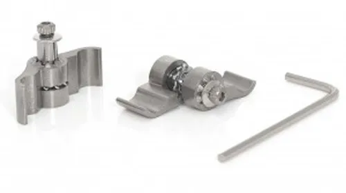 XLC Bremsleitungshalter BR-X12 Verstellbar, silber (2 Stück)